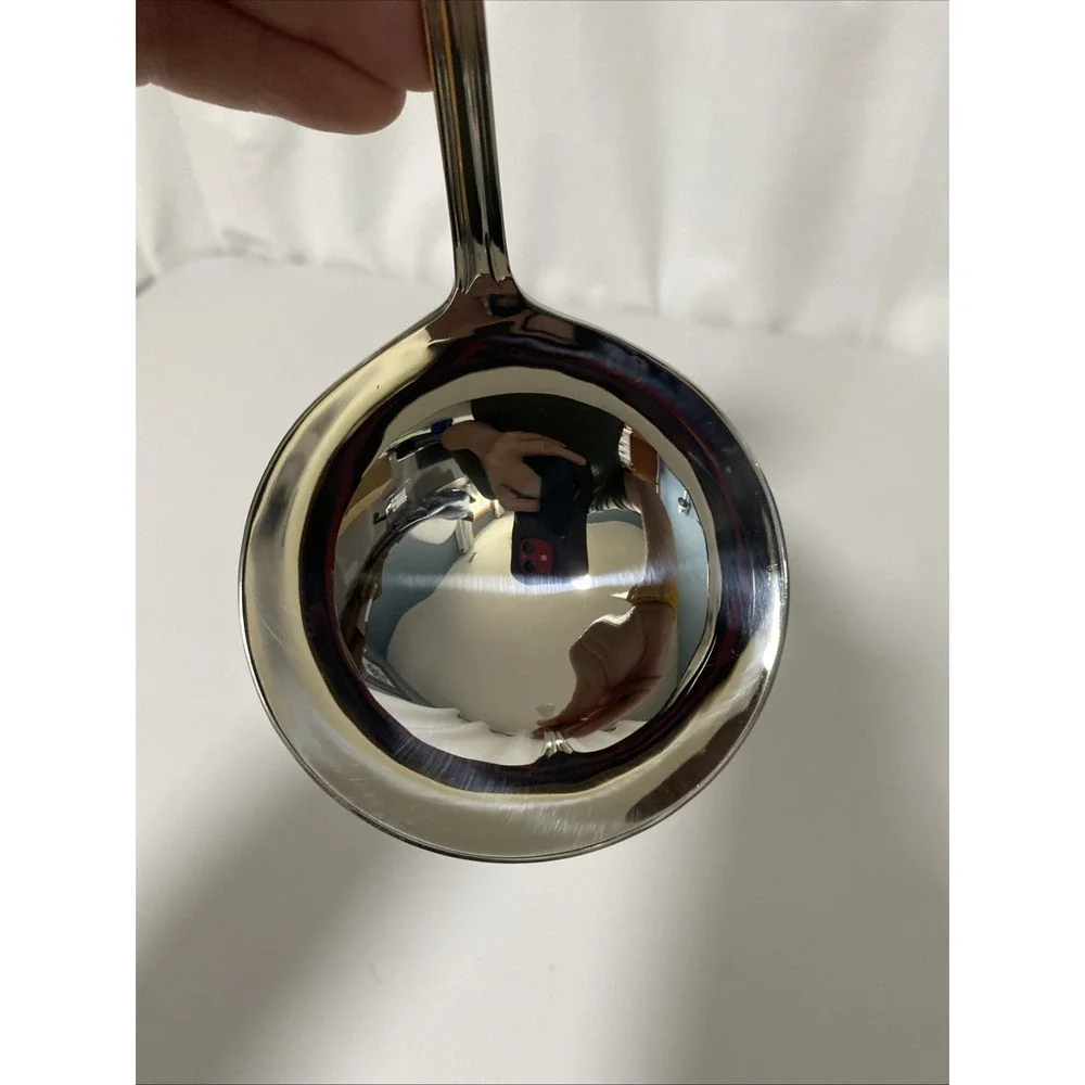 Acopa Edgeworth 18/8 Stainless Steel Heavy Duty 4oz Ladle Silver 12in